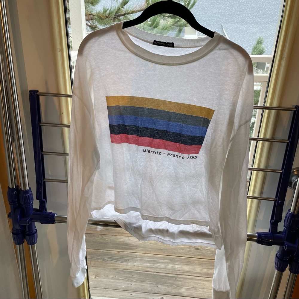 Brandy Melville long sleeve crop top